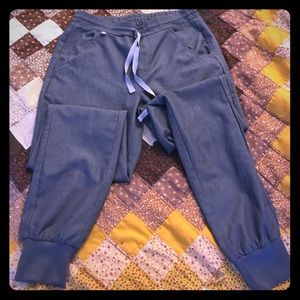 FIGS graphite grey jogger scrub bottoms XS